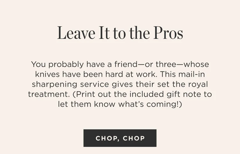 CHOP, CHOP CHOP, CHOP