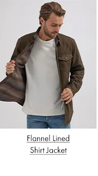 Flannel Lined Shirt Jacket