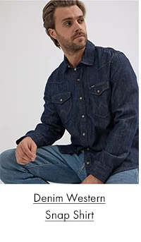 Denim Western Snap Shirt