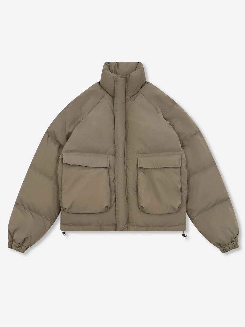 Image of Estudio Niksen Raglan Puffer Jacket - Beige