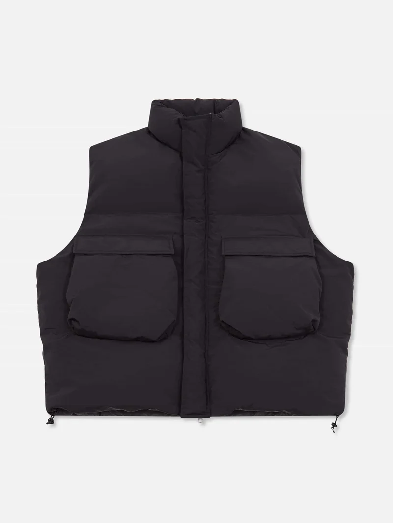 Image of Estudio Niksen Down Puffer Vest - Black