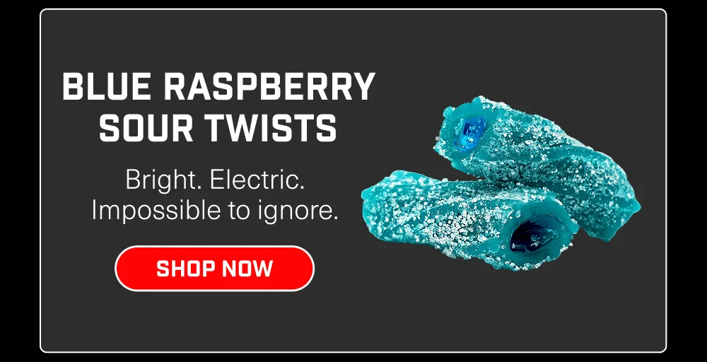 Blue Raspberry Sour Twists