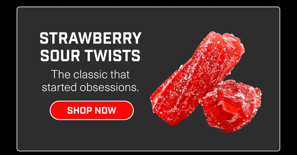 Strawberry Sour Twists