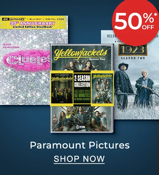 50% Off* Paramount Pictures - SHOP NOW