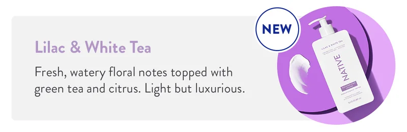 Lilac & White Tea (NEW) | Fresh, watery floral notes topped with green tea and citrus. Light but luxurious.