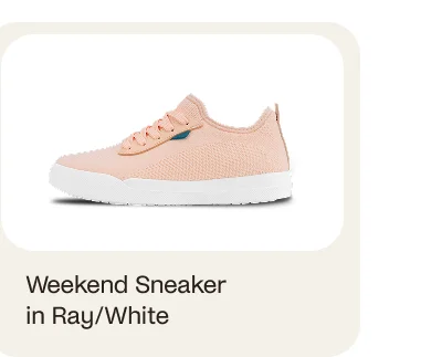 Weekend Sneaker in Ray/White