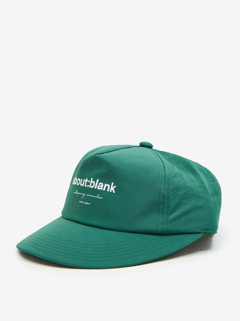 Image of about:blank Box Cap - Epsom Green/Ecru