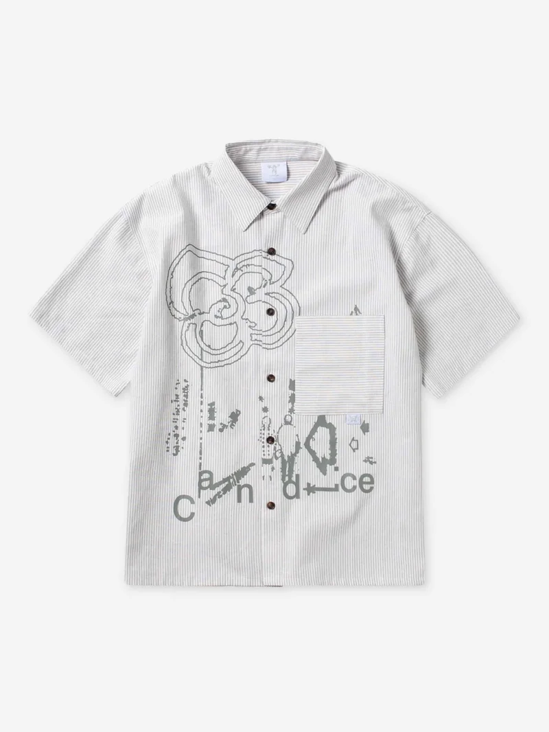 Image of Candice Bloom Shirt - Grey