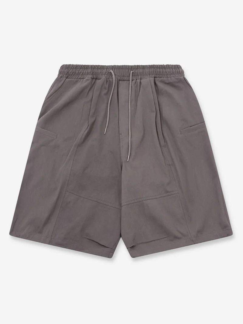 Image of Estudio Niksen Slit Cargo Balloon Shorts - Grey