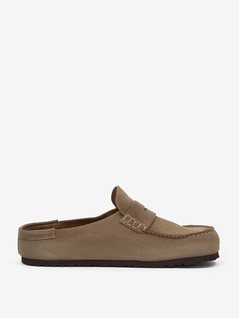 Image of Birkenstock Naples Wrapped LEVE - Taupe