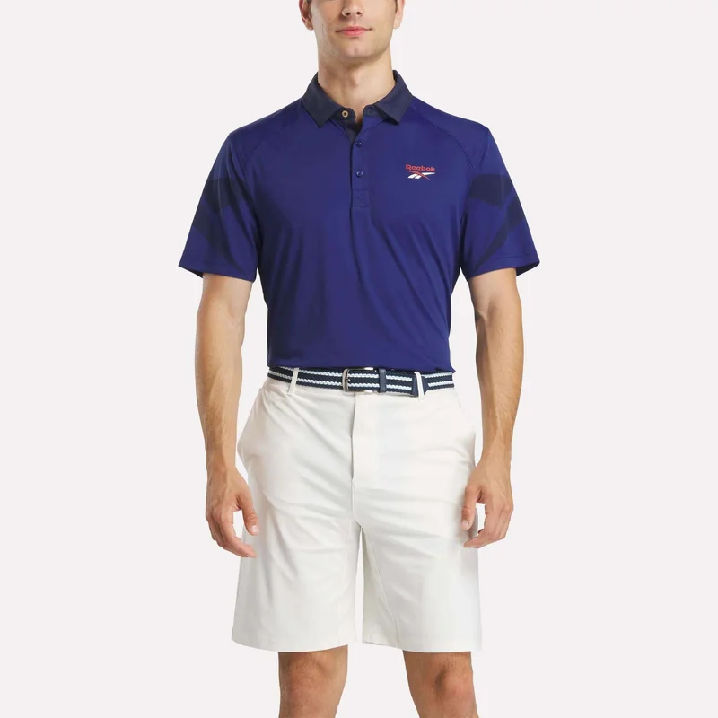 Image of Men's Signature Vector Colorblocked Polo Shirt