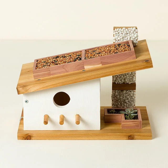 DIY Craftsman Planter Birdhouse Kit