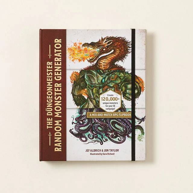 Flip & Mix Random RPG Monster Generator Book