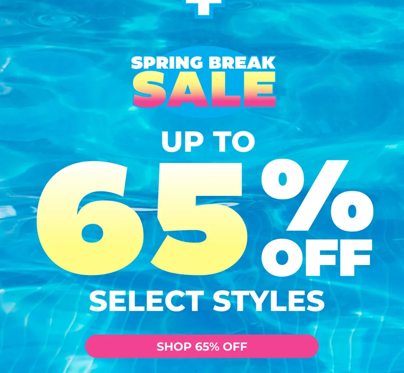 + UP TO 65% OFF SELECT STYLES