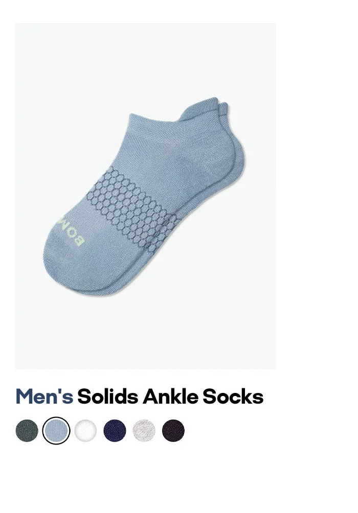 Men's Solids Ankle Socks