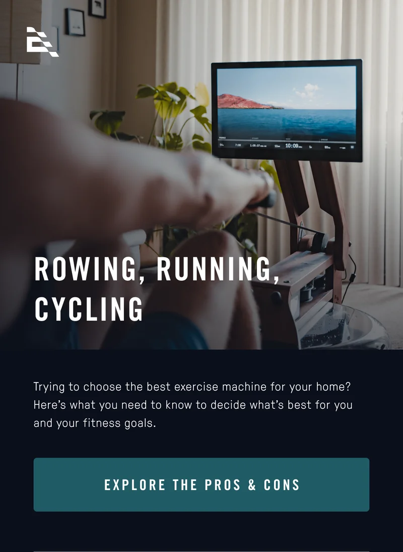 Cardio Comparison: Rowing vs. Running vs. Cycling