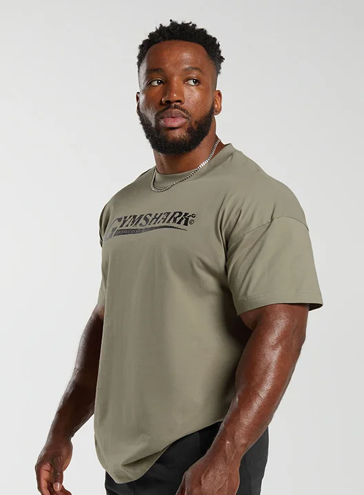 PUMP COVER T-SHIRT. Linen Brown.