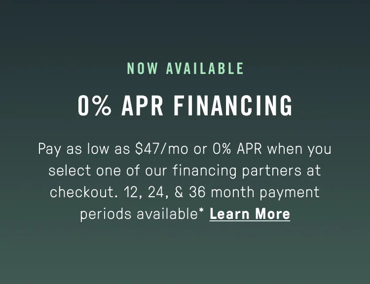Financing available