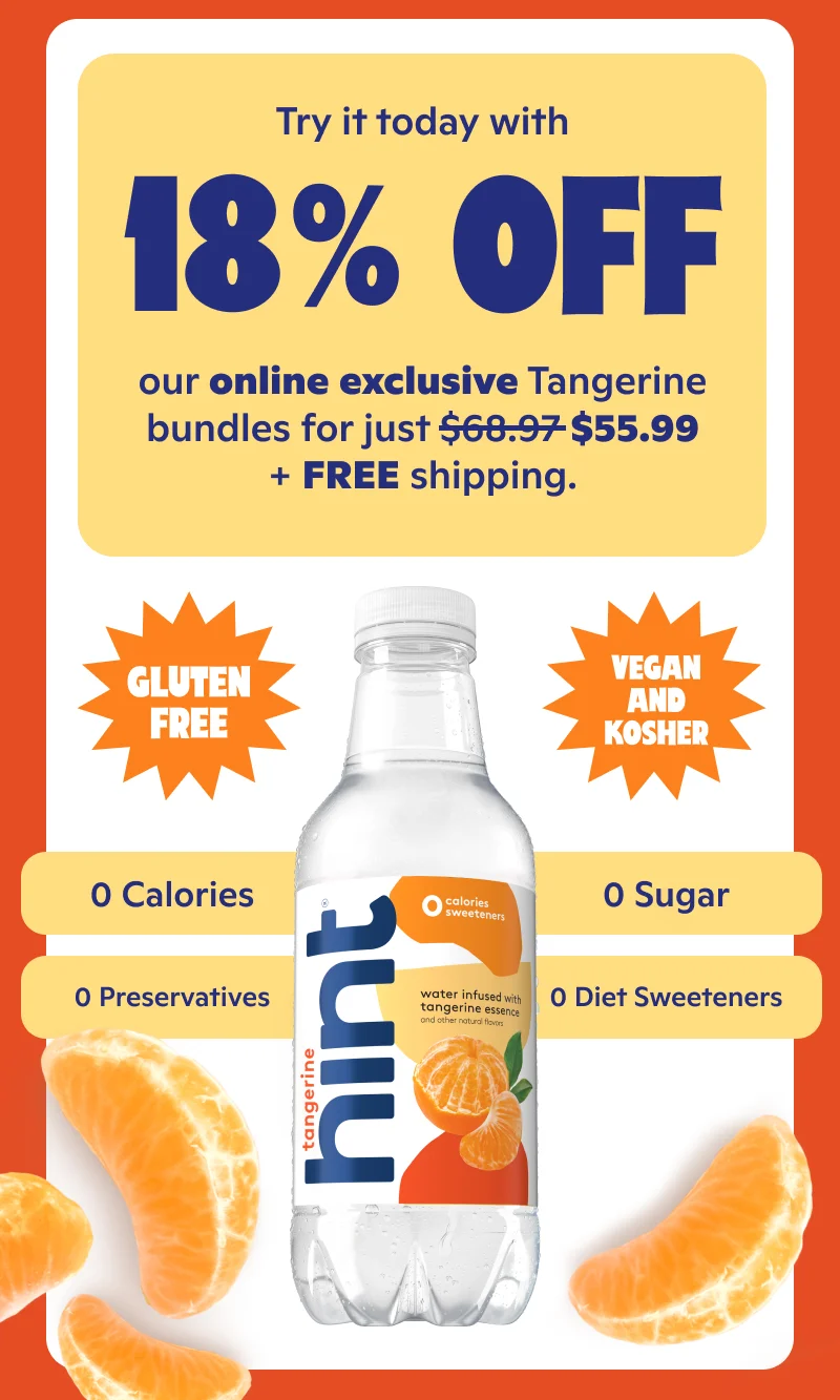 Try it today with 18% off our online exclusive Tangerine bundles for just $55.99 + FREE shipping