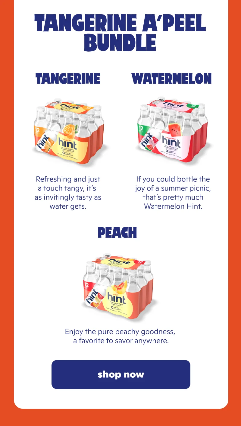 Tangerine A'peel Bundle: Tangerine, Watermelon, Peach