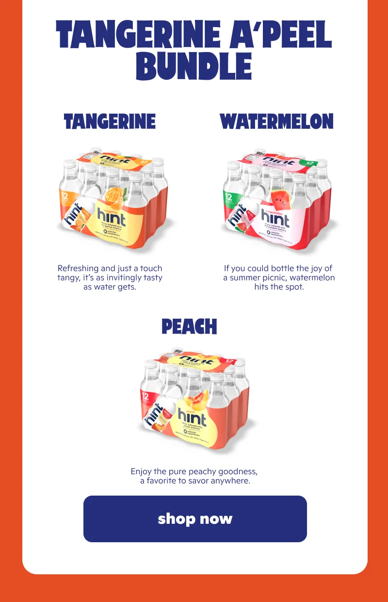 Tangerine A'peel Bundle: Tangerine, Watermelon, Peach