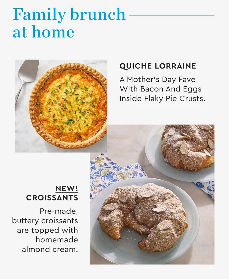 Family brunch at home | Quiche lorraince | NEW Croissants | ORDER NOW