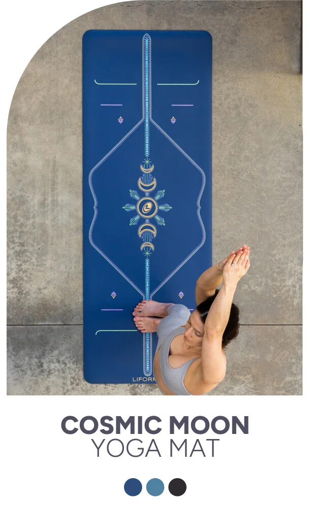 Cosmic Moon Yoga Mat
