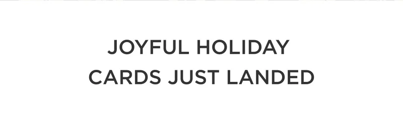 Joyful Holiday Cards Just Landed