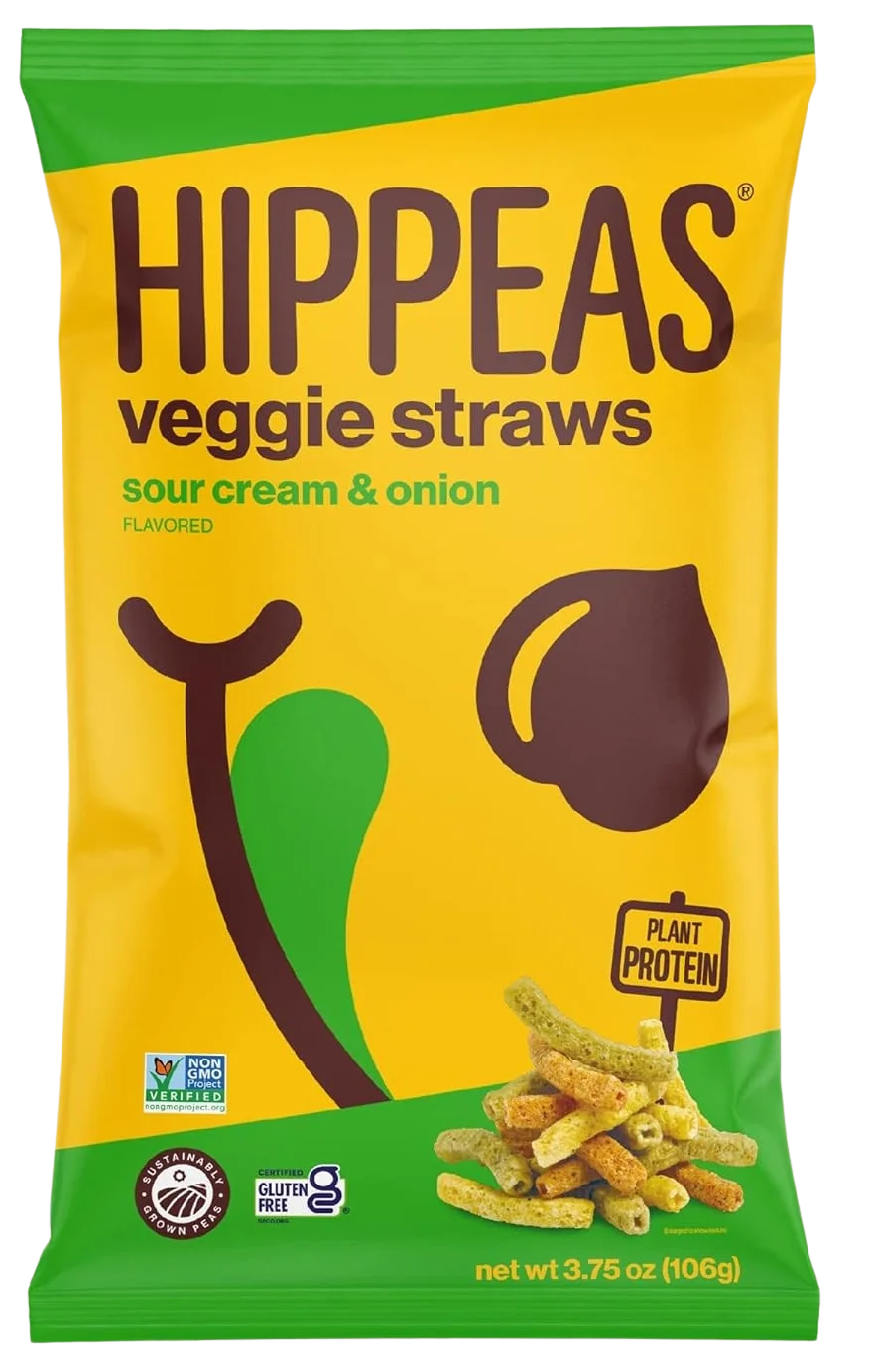 Image of Hippeas Sour Cream & Onion Veggie Straws