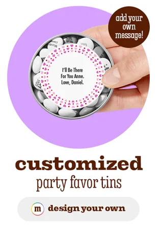 CUSTOMIZED PARTY FAVOR TINS