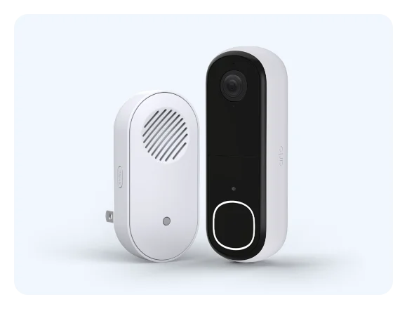 2K Video Doorbell and Chime Bundle