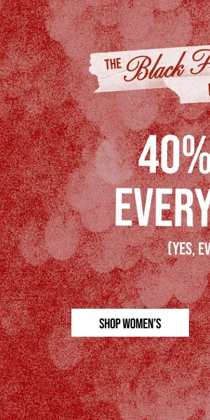 40% off everything Shop Women's