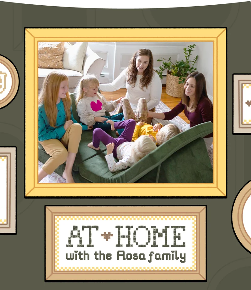 At Home with the Rosa family