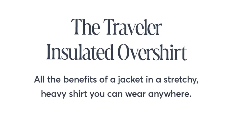 Traveler Insulated Overshirt