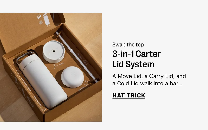 Swap the top: 3-in-1 Carter Lid System