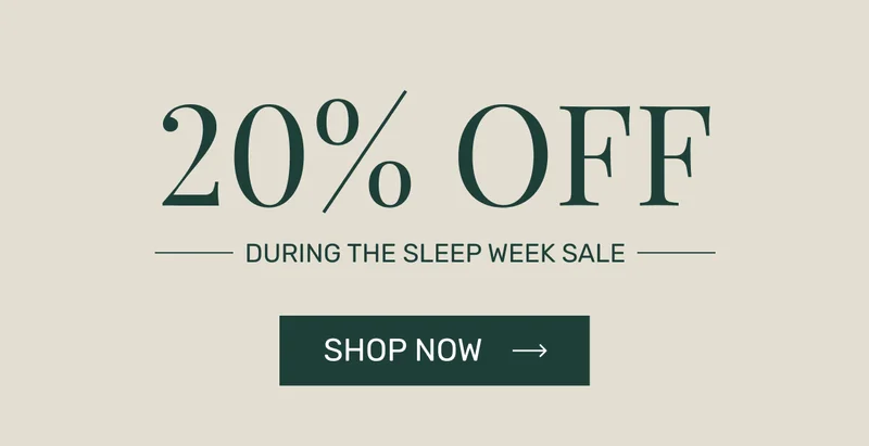 20% off during the sleep week sale
