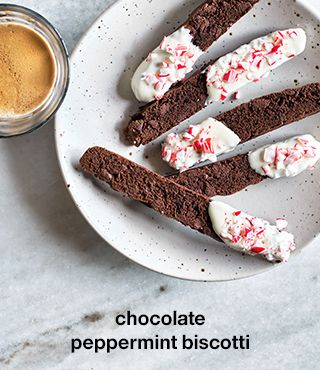 Chocolate Peppermint Biscotti Recipe