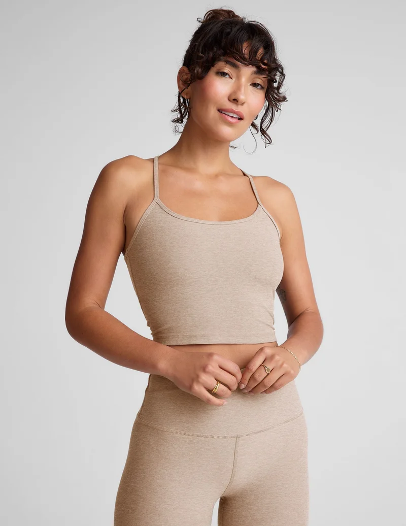 Image of Spacedye Slim Racerback Cropped Tank