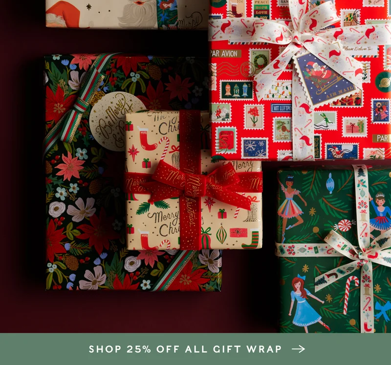 Shop 25% Off All Gift Wrap