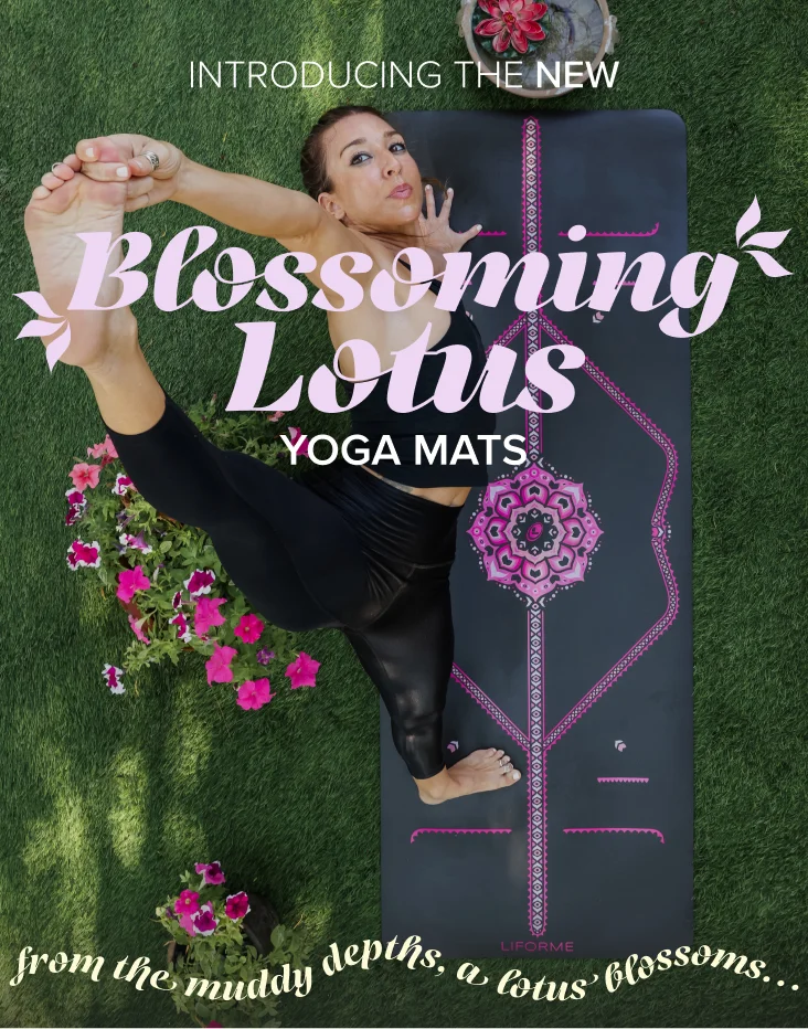Introducing the new Blossoming Lotus Yoga Mat