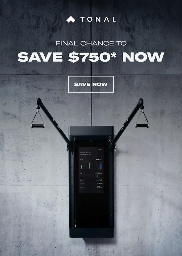 Summer Sale. Now $750* Off. Shop Tonal 2