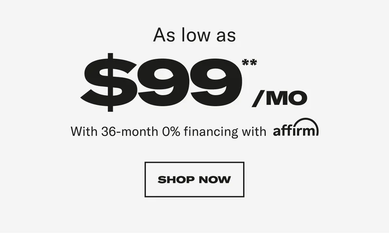 As low as $99/mo. Shop Now