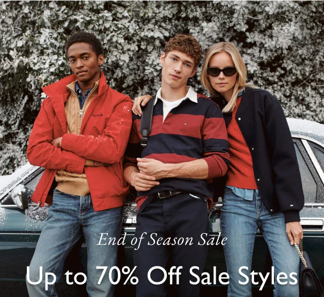 End of season sale                                            Up to 70% off sale styles