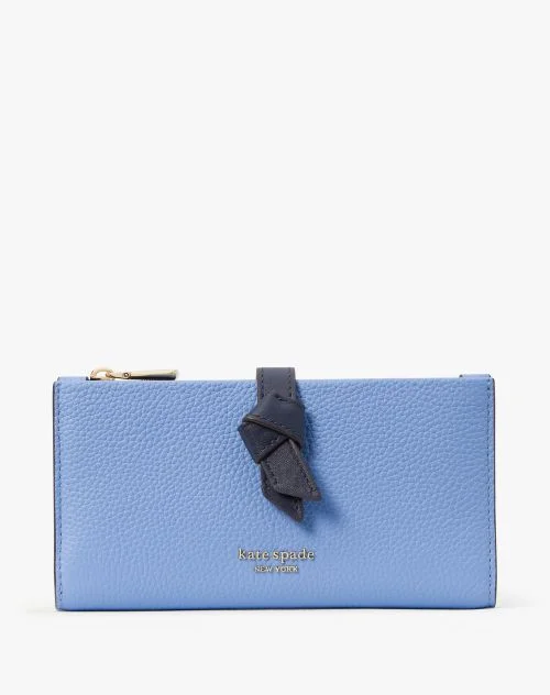 Knott Colorblocked Zip Slim Wallet