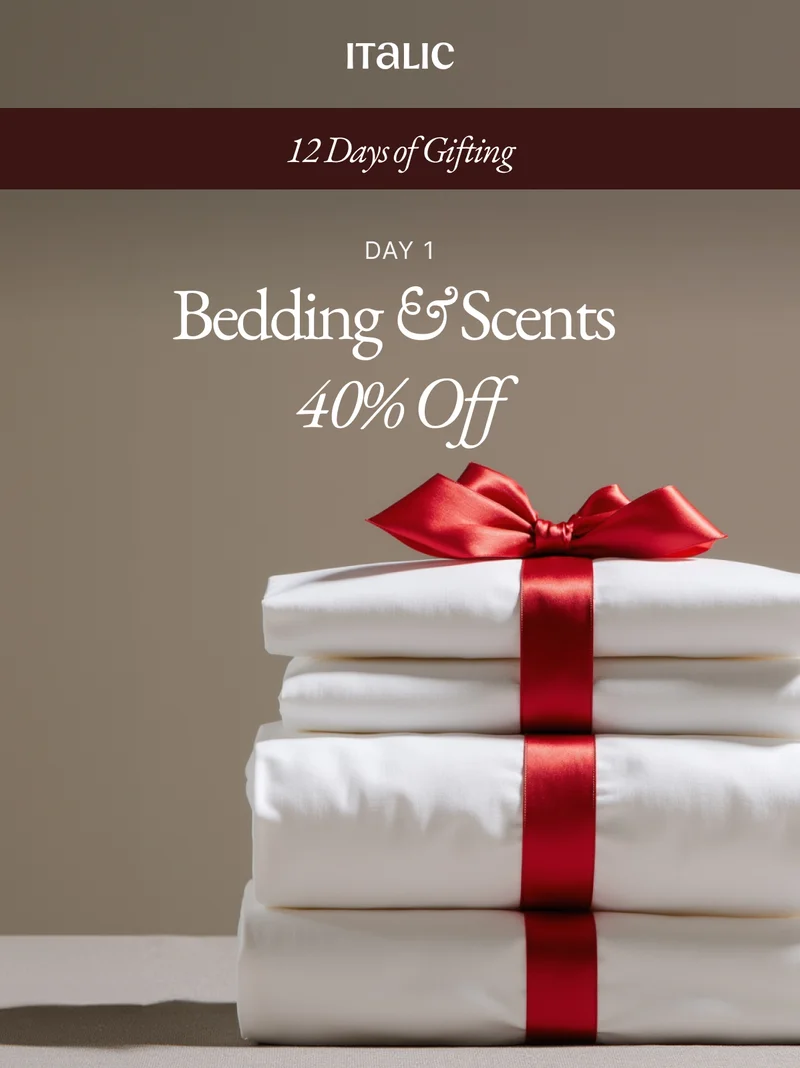 40% off bedding & scents
