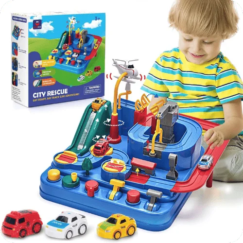 hahaland City Rescue race track toy hahaland City Rescue race track toy