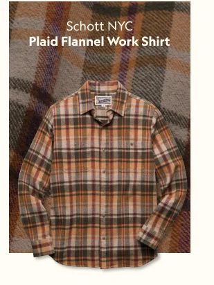 Plaid Flannel Work Shirt