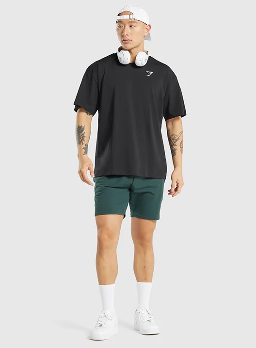 ESSENTIAL OVERSIZED T-SHIRT - BLACK