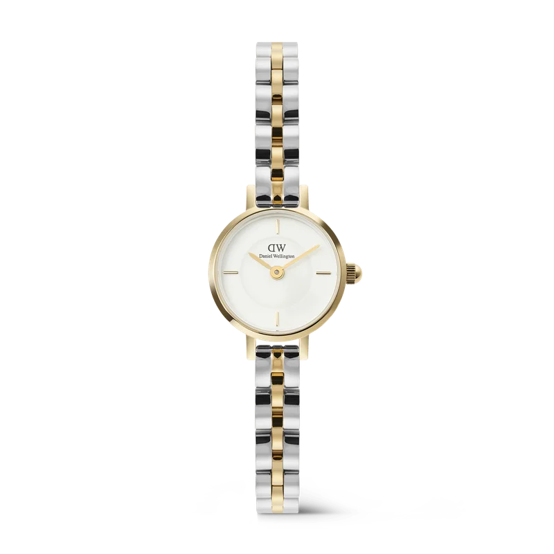 Image of Petite Mini Arch 3-Link Two Tone Gold