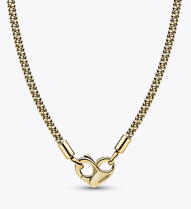 Pandora Moments Studded Chain Necklace